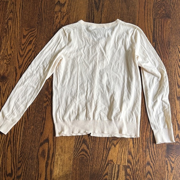 Talbots Cream Knit Top - Picture 3 of 4